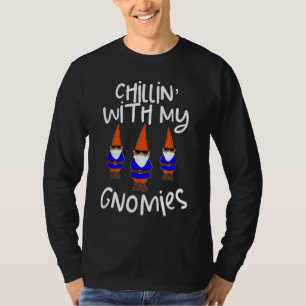 Camiseta Chillin Con Mi Gnomies Garden Gnome Lawn Care Chr