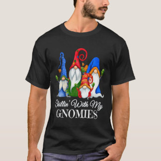 Camiseta Chillin' Con Mi Gnomies Leopardo Buffalo Tapado Ch