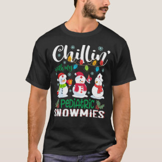 Camiseta Chillin Con Mi Luz De Enfermedad De Snowmies Pediá
