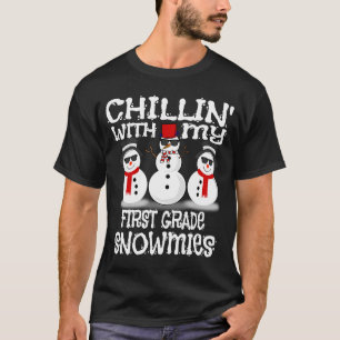 Camiseta Chillin con mi primer grado de Snowmies