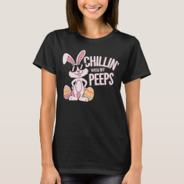 Camiseta Chillin con mis amigos Guay Easter Bunny Vibes