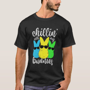 Camiseta Chillin Con Mis Bunnies Niños Día De Pascua 2022