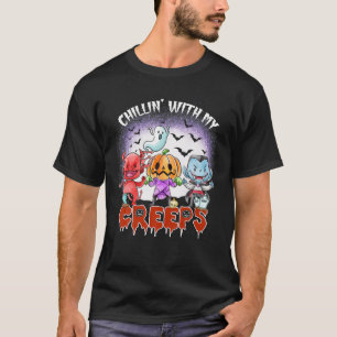 Camiseta Chillin' Con Mis Creeps Dalloween Demon Bl