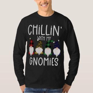 Camiseta Chillin Con Mis Gnomías De Leopardo Envuelto