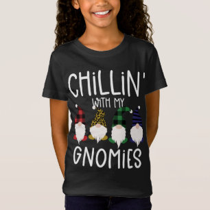 Camiseta Chillin Con Mis Gnomías De Leopardo Envuelto