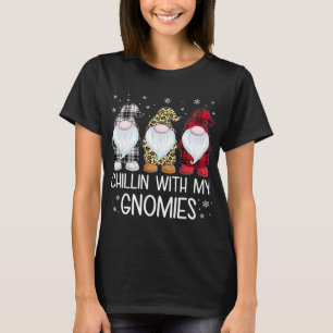 Camiseta Chillin con mis gnomies divertidos de la familia s