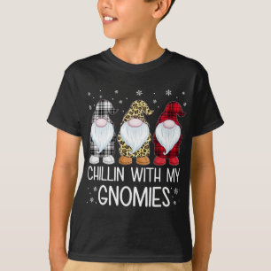 Camiseta Chillin con mis gnomies divertidos de la familia s