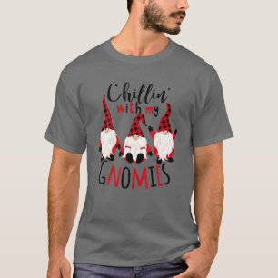 Camiseta Chillin' Con Mis Gnomies Juega A La Familia De Xma