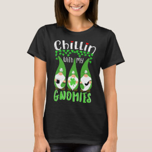 Camiseta Chillin Con Mis Gnomies, St. Patrick Day Gnomes Ga