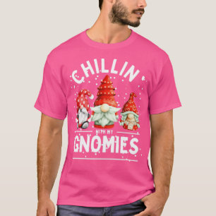 Camiseta Chillin Con Mis Navidades De Gnomies