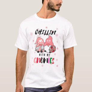 Camiseta Chillin Con Mis Navidades De Gnomies