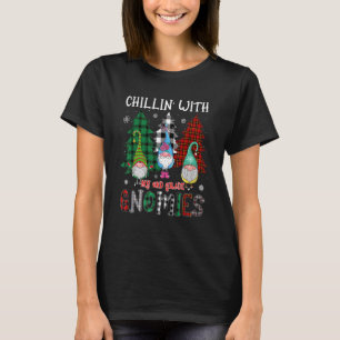 Camiseta Chillin con mis Navidades de gnomies de 2º grado R