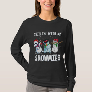 Camiseta Chillin' con mis Navidades de Snowmiers Navidad Sn