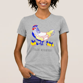Camiseta "Chillin' con mis pimientos" Hen con chicles