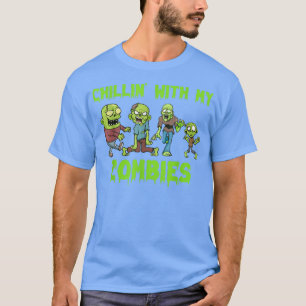 Camiseta Chillin Con Mis Zombies Crece Vestido De Halloween