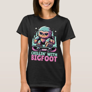 Camiseta Chillin’ Con Un Snowboa Con Deportes Alpinos De In