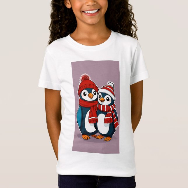 Camiseta ¡Chillin' Juntos - Pals Pingüinos! (Anverso)