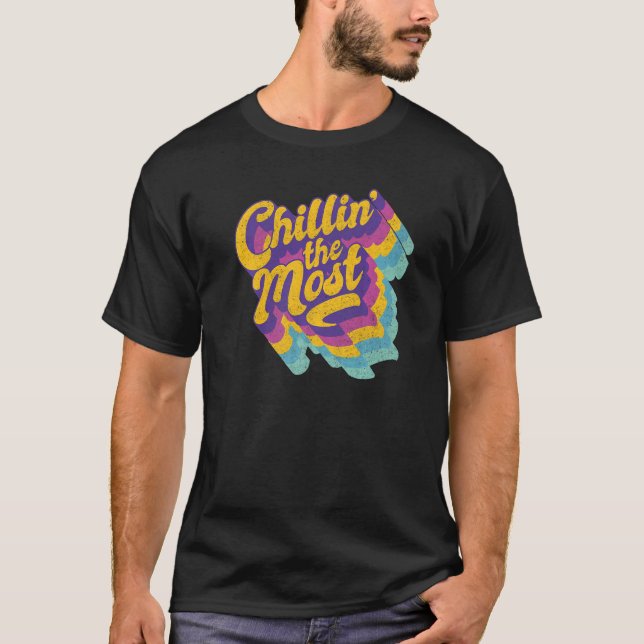 Camiseta Chillin' Las Más Relajantes Vibes De Verano (Anverso)