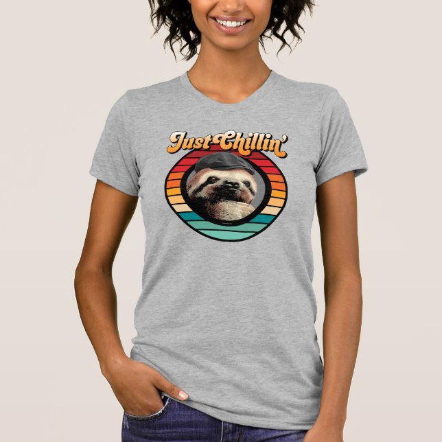 Camiseta Chillin’ Sloth (Anverso)
