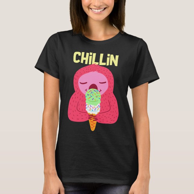 Camiseta Chillin Sloth Chilling (Anverso)