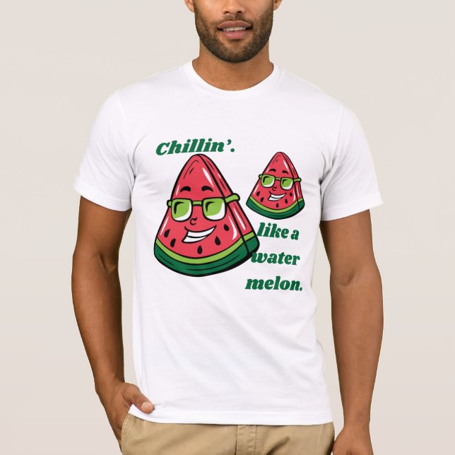 CAMISETA CHILLIN WATERMELON (Anverso)
