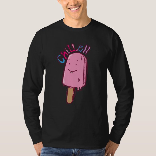 Camiseta Chillin y comer Popsicles (Anverso)