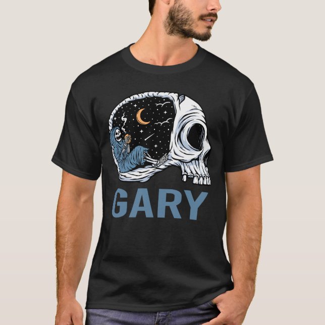 Camiseta Chilling Skeleton - Gary (Anverso)