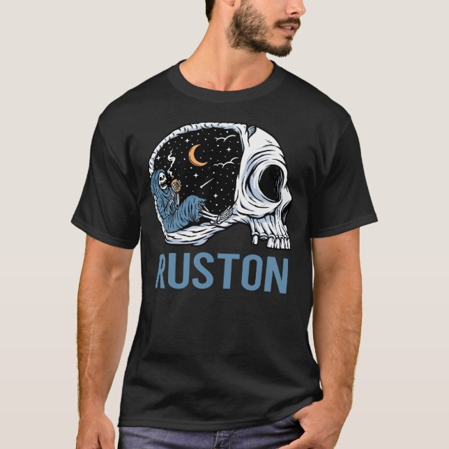Camiseta Chilling Skeleton Ruston (Anverso)