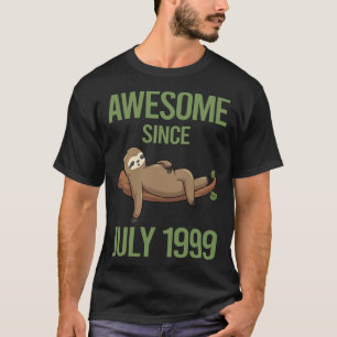 Camiseta Chilling Sloth - julio de 1999