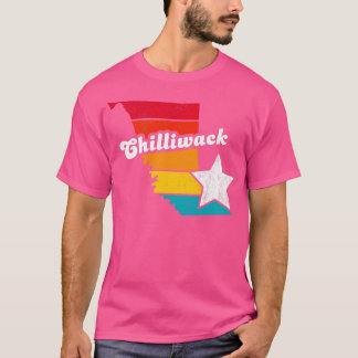 Camiseta Chilliwack Columbia Británica Canadá Distancias de