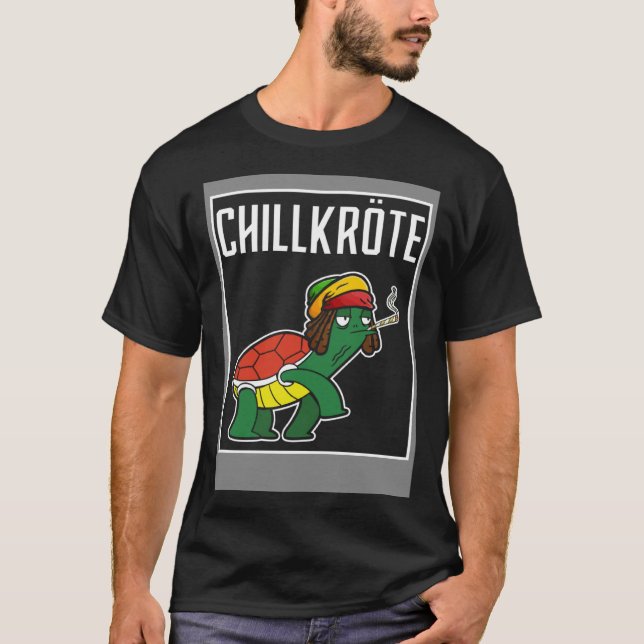 Camiseta Chillkröte Couple Weed (Anverso)