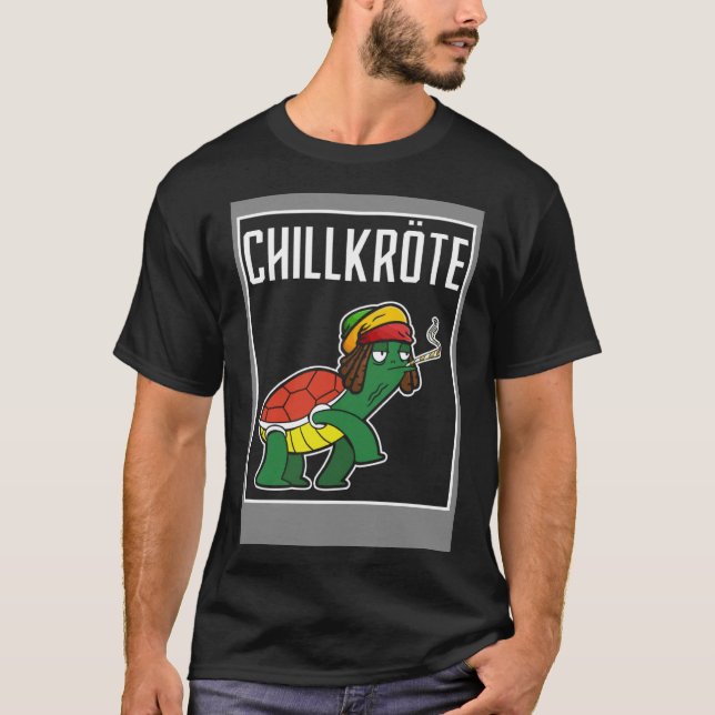 Camiseta Chillkröte Couple Weed (Anverso)