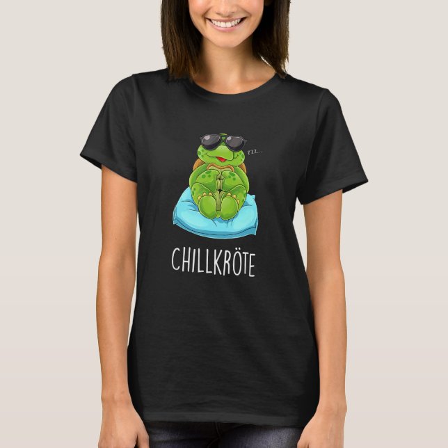 Camiseta Chillkröte Saying Sleep Relax Chill Turtetti (Anverso)