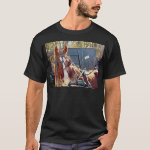 Camiseta Chilly Morning Amish Horse