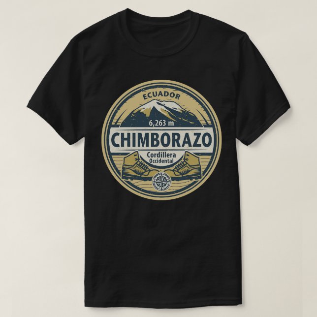 Camiseta Chimborazo Ecuador (Diseño del anverso)