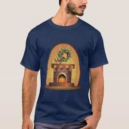 Camiseta Chimenea de navidades