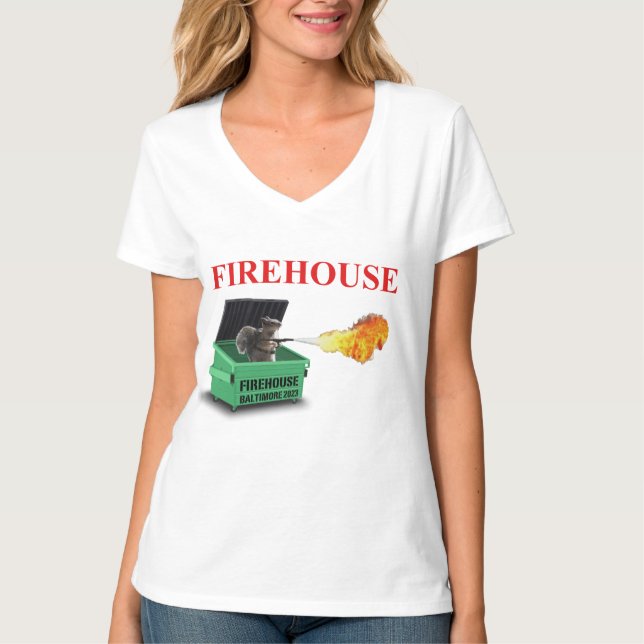 Camiseta Chimenea en Baltimore Women's Tee (Anverso)
