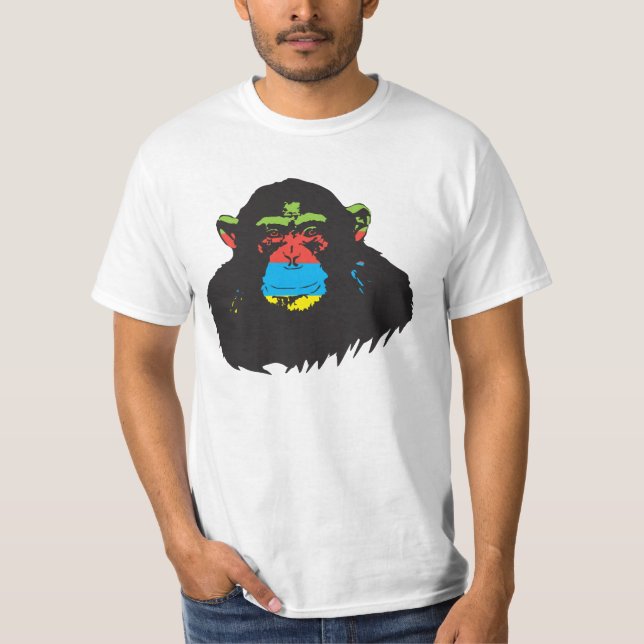 Camiseta Chimp. del arco iris (Anverso)