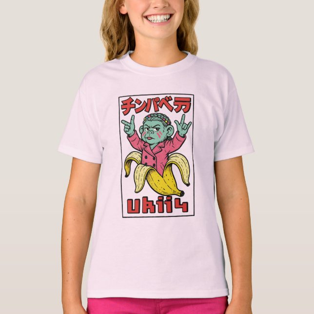 Camiseta Chimpabella Ukii Pop | Unboxed #Ukii4 | Brainrot  (Anverso)