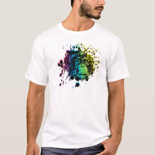 Camiseta Chimpancé arcoiris