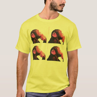 Camiseta chimpancé, chimpancé, chimpancé, chimpancé