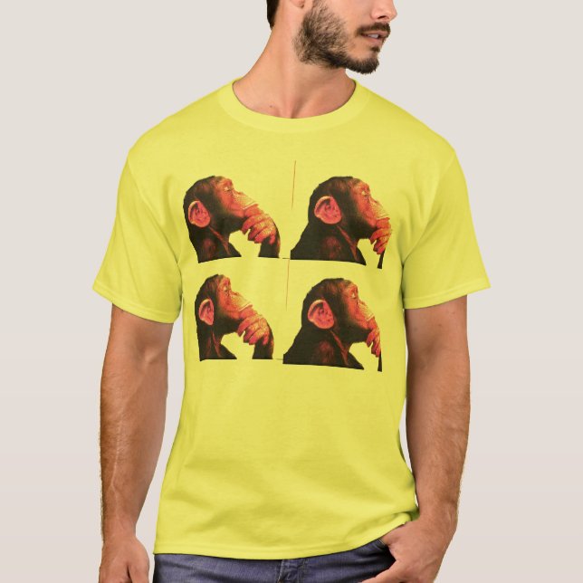 Camiseta chimpancé, chimpancé, chimpancé, chimpancé (Anverso)
