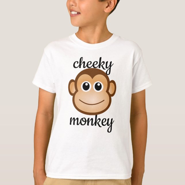 Camiseta Chimpancé chimpancé de mono descarado (Anverso)