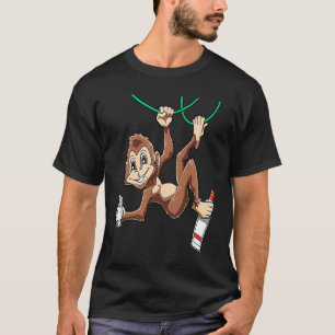 Camiseta Chimpancé de cereales para consumo de monos para h