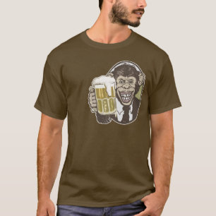 Camiseta Chimpancé de la cerveza por los estudios de Mudge