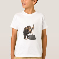 Camiseta Chimpancé De Lavtub-Bass-Playin’