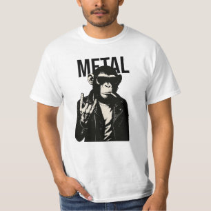 Camiseta Chimpancé de Metal Rebelde