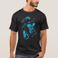 Chimpancé De Monos Con Gafas De Sol Y Auriculares