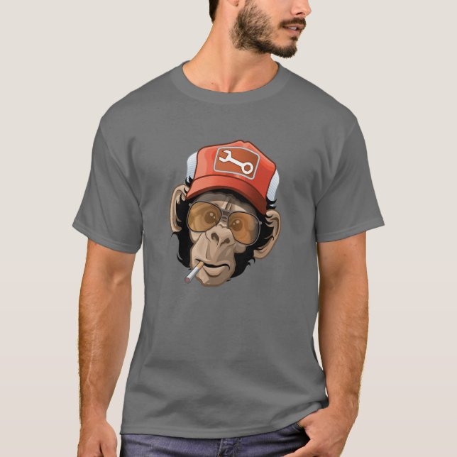 Camiseta Chimpancé de Truckin (Anverso)