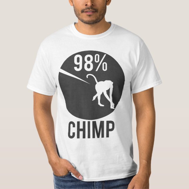 Camiseta chimpancé del 98% (Anverso)